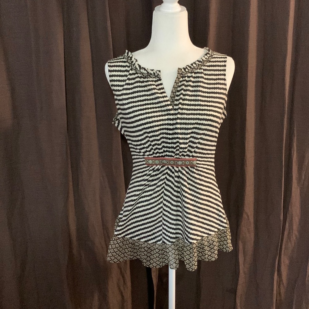 One September ruffle tank